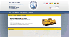 Desktop Screenshot of dieselgenset-worldwide.com